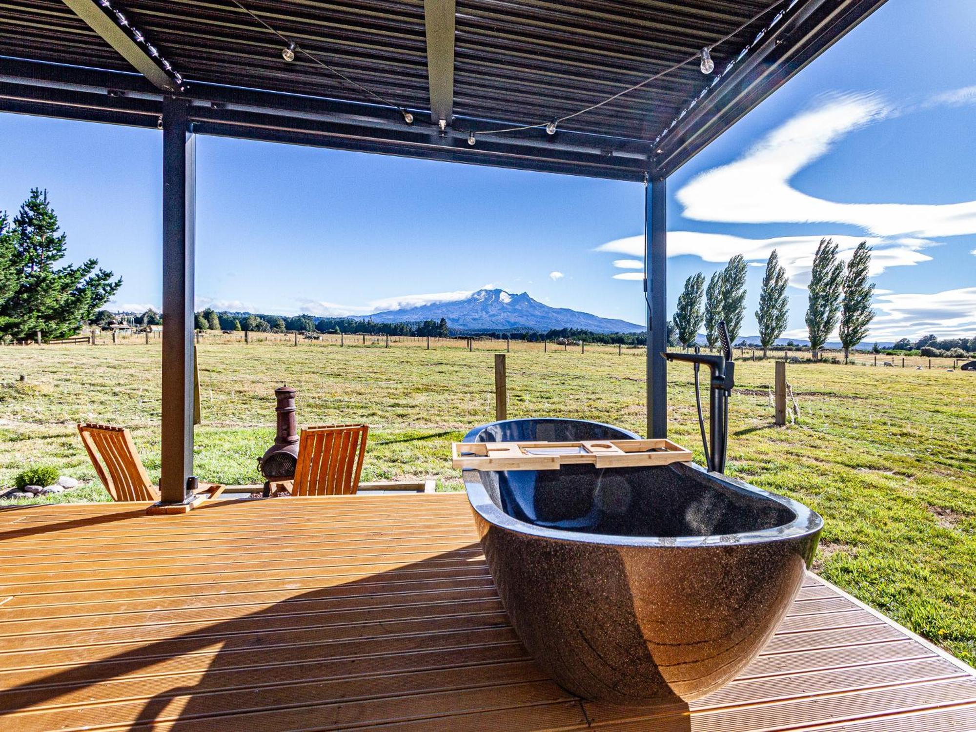 Mangateitei Views - Rangataua Tiny Home Ohakune Extérieur photo