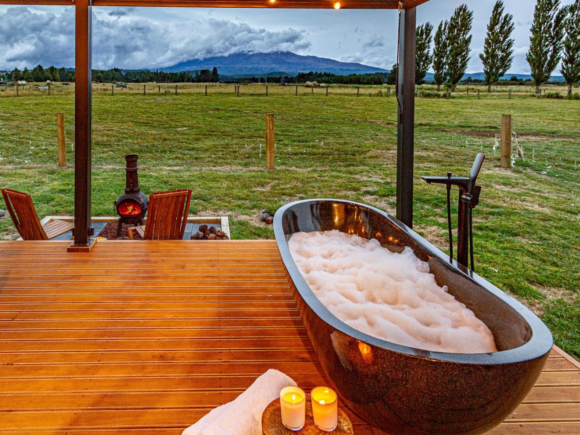Mangateitei Views - Rangataua Tiny Home Ohakune Extérieur photo