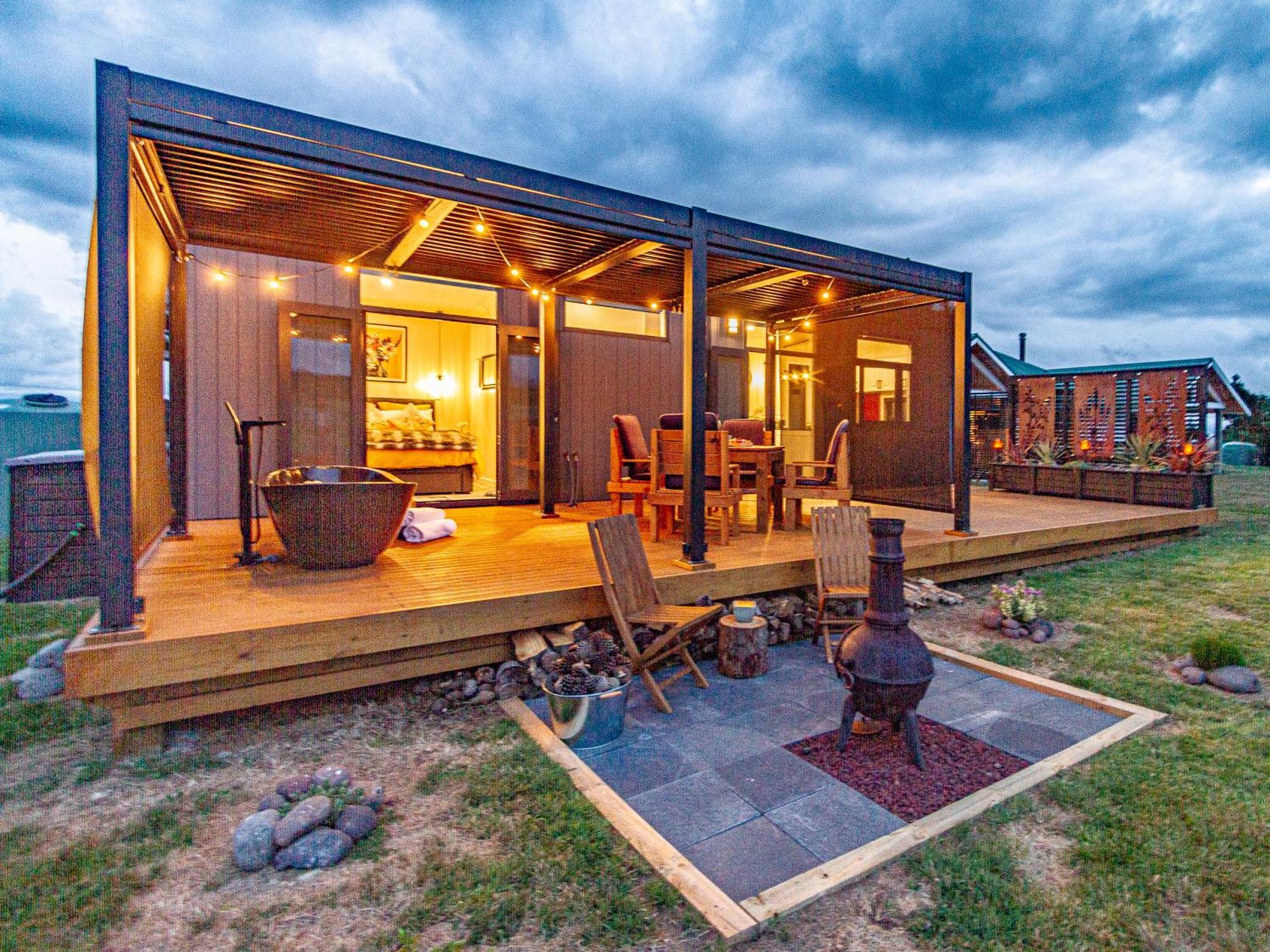 Mangateitei Views - Rangataua Tiny Home Ohakune Extérieur photo