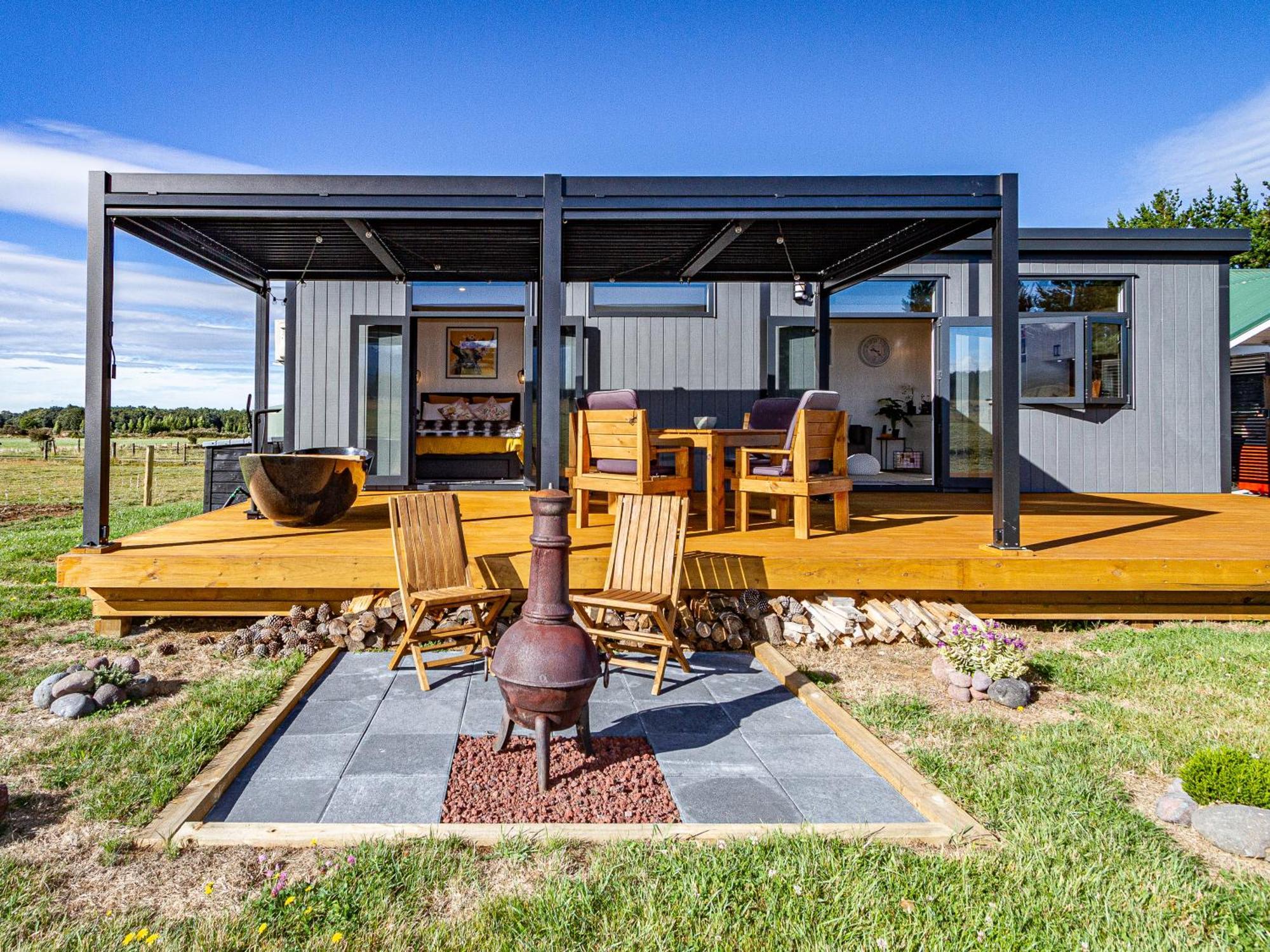Mangateitei Views - Rangataua Tiny Home Ohakune Extérieur photo