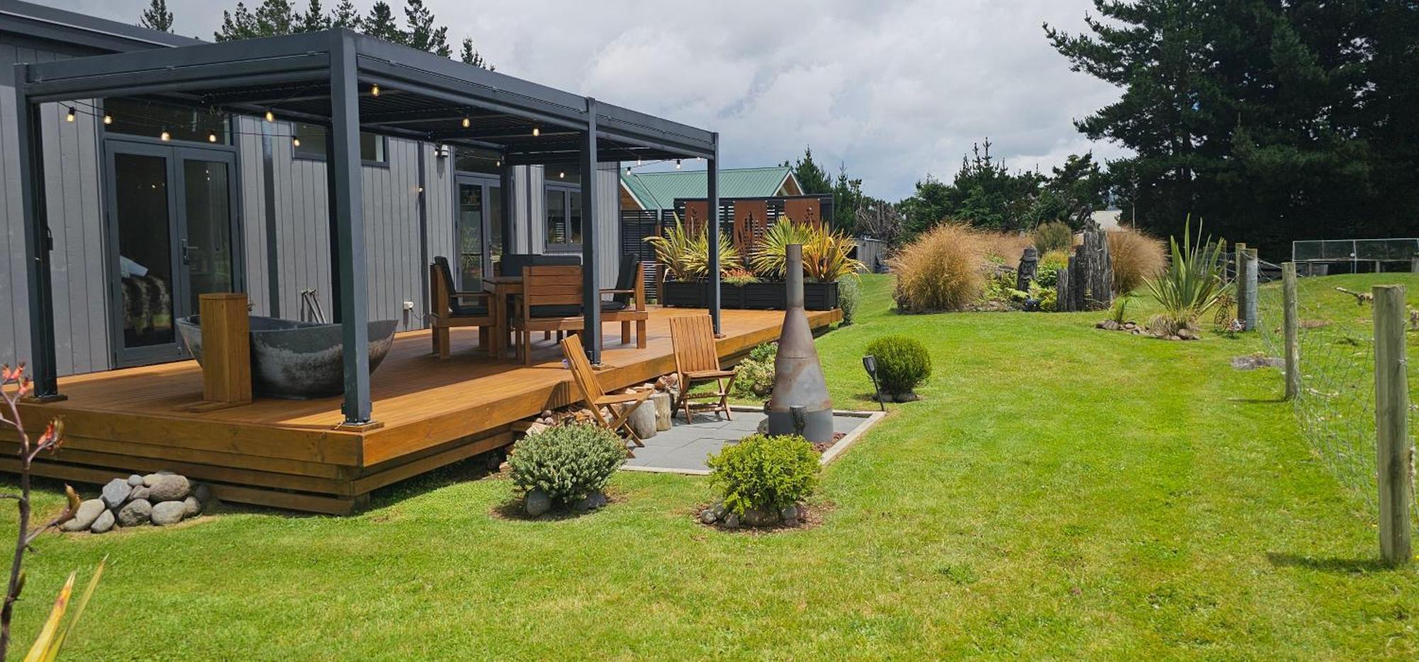 Mangateitei Views - Rangataua Tiny Home Ohakune Extérieur photo