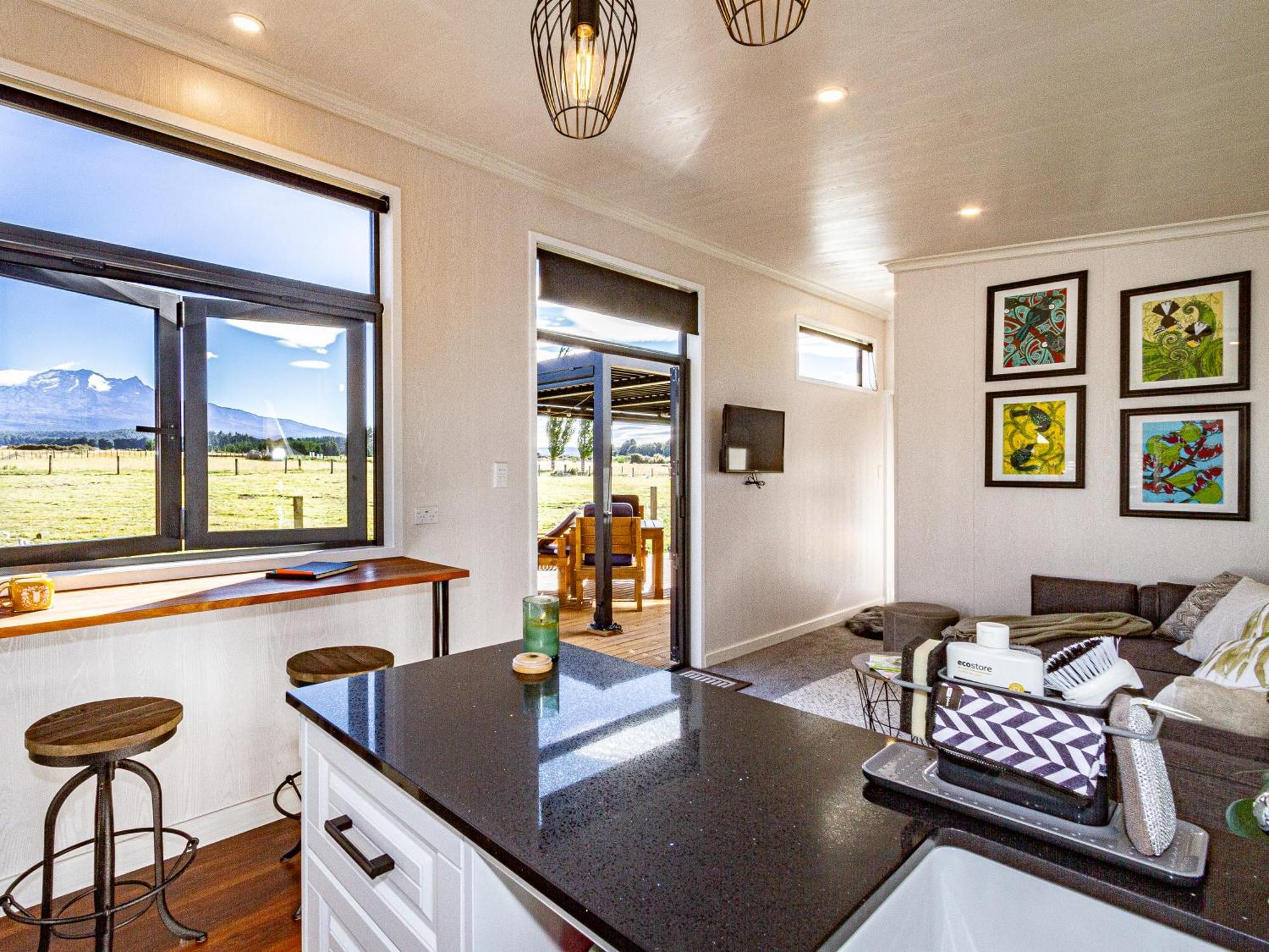 Mangateitei Views - Rangataua Tiny Home Ohakune Extérieur photo